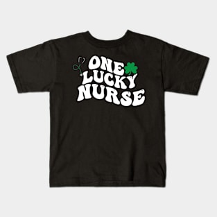 One Lucky Nurse St Patrick's Day Kids T-Shirt